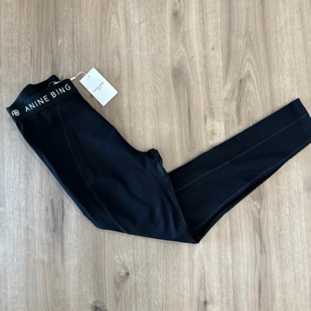 NWT Anine Bing Sport Sweatpant Leggings- Size Large